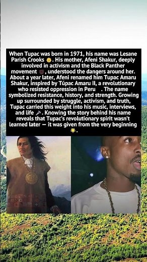 The Meaning Behind Tupac Shakur’s Name | True Story of Lesane Parish Crooks