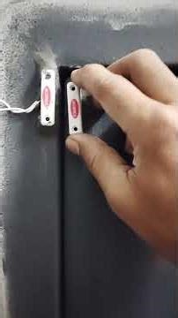 Banker volde ki bhabe Magnatic contact lagate hoy.