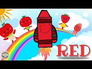 Learn Red Color for Kids 🔴 | Fun Color Song & Red Objects