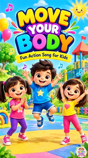 Move Your Body! 🕺 | Fun Action Song for Kids | Kids Exercise & Movement Song