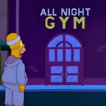 Gym? Whats a Gym? Homer goes to the GYM! #thesimpsons