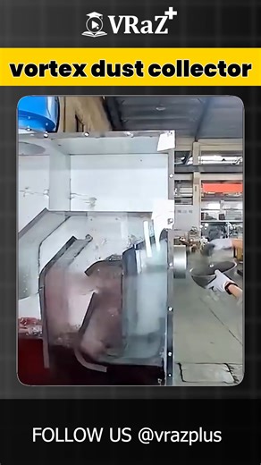 VRaZ+ | This vortex water system traps industrial dust 😱 Real physics used in factories explained in 60 seconds. In this short: ✔ How wet vortex... | Instagram