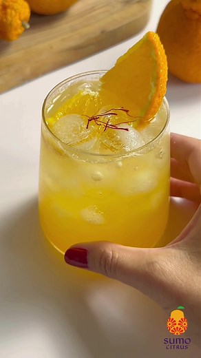 Delightful Sumo Citrus Saffron Spritzer Recipe