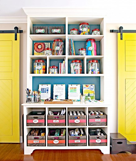 27 Clever Ideas for Organizing Craft Supplies
