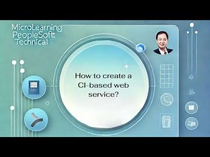How to create a CI-based web service in PeopleSoft