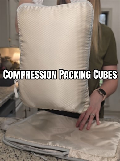 Compression packing cubes save so much space! #compressionpackingcubes #packingcubes #packing #luggage #tiktokshopcreatorpicks