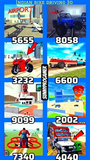 indian bike 3d all new cheat code 😱
