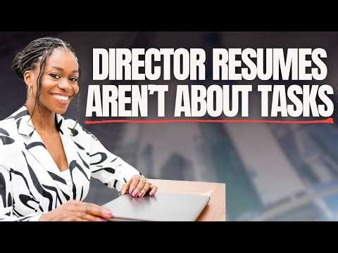 How to Write a Director Resume That Lands $125K+ Interviews | Executive Resume Tips
