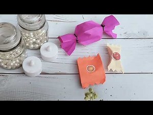 Easy DIY Paper Chocolate & Toffee — Cute Origami Paper Gift Boxes | DIY Cute Chocolate Easy
