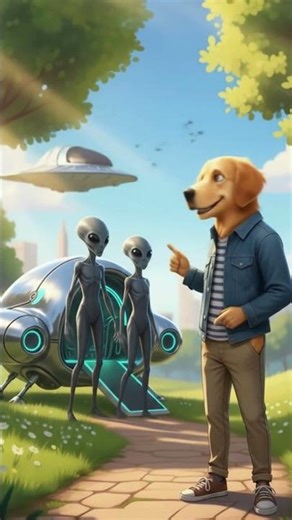 Aliens Ko Mila Ek Human-Body Dog 🤯 | Fun Sci-Fi Story #viralvideo #viral #shortstory #viralshorts