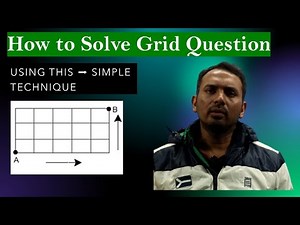 GRID Question | Permutations & Combinations | Simple Technique to Solve