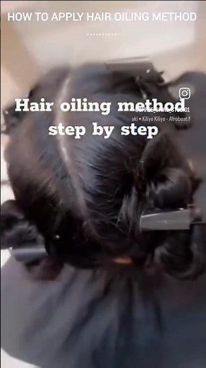 oiling !step! by step!#head#oiling#steam#massagetherapy