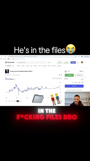 Trump is cooked😭 Get $20 on the Polymarket app with code CLIP20 #viralitypoly #kickstreaming
