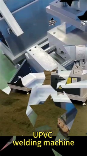 Single-head welding machine for PVC windows and doors#UPVC #plastic #welding #machine #PVC #process