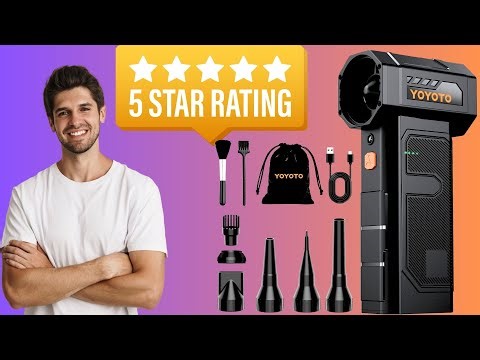 Yoyoto Electric Compressed Air Duster 5 STAR REVIEW