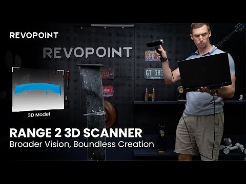 Revopoint RANGE 2 3D Scanner: Flawless Car Spoiler Scan!