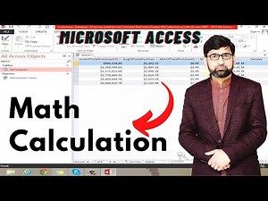 How to do min, max, sum and other math functions in MS Access query