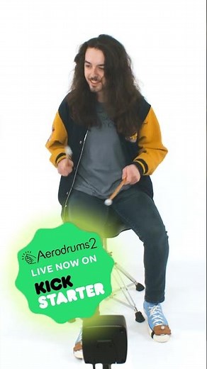 Aerodrums 2 is live on Kickstarter