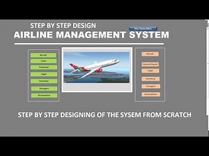 Step by Step Designing the Airline management system using Microsoft Access and VBA coding.