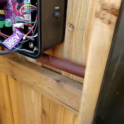 You will never install a Liftmaster LA500 wiring this clean?