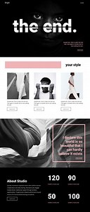 Perfecting styles of art - HTML Template by Nicepage