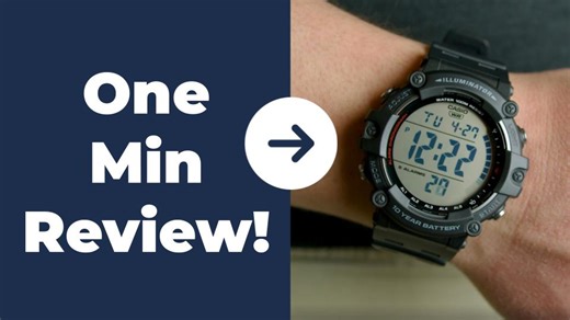 Watch Everything You Need To Know In 1 Minute | Casio Watch REVIEW on Amazon Live