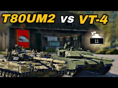 T80UM2 vs VT-4 Which Tank Is BEST? | War Thunder Mobile Gameplay