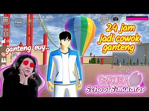 24 HOURS BE A HANDSOME GUY IN THE PLAYGROUND!! SAKURA SCHOOL SIMULATOR!! Part 3