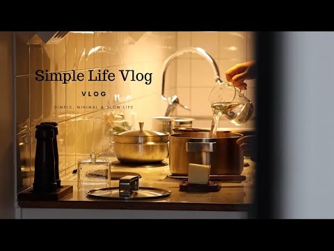 Vlog│Calm Breakfast & Dinner Cooking│Slow living & meeting Friends, Simple Life