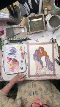 This Simple Color Move Elevates Everything #AcrylicPainting #PortraitArt #ColorMixing