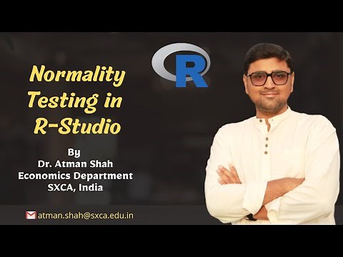 Normality Testing in R-Studio || Shapiro-Wilk and Kolmogorov-Smirnov Test || Dr. Atman Shah || SXCA