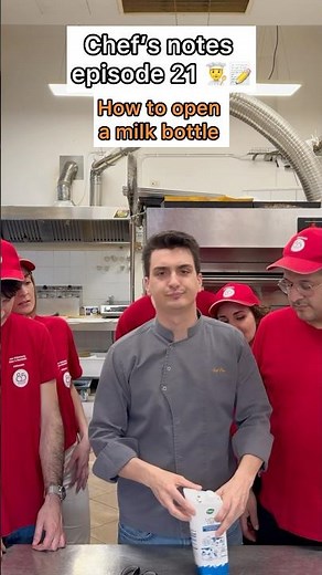 How to open a milk bottle