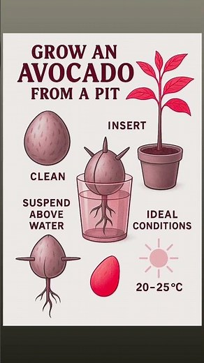 How to Grow an Avocado from a Seed at Home | Easy Water & Soil Methods