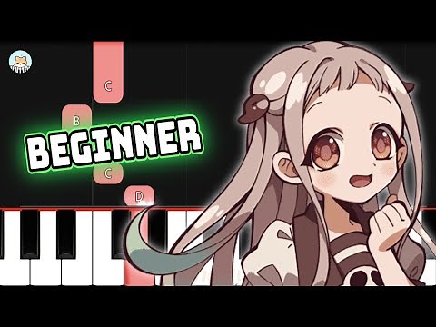 Jibaku Shounen Hanako-kun ED - "Tiny Light" - BEGINNER Piano Tutorial & Sheet Music