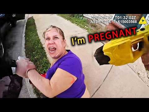 When Dumb Karens Attacking Cops and Realizing They're Going To Jail | Caught On Camera