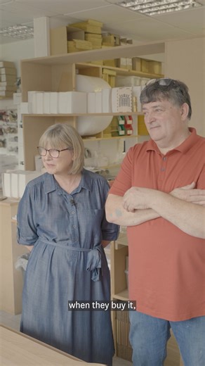 Meet our Makers… 🧵 Step behind the scenes and meet the brilliant British makers shaping our shop. 🇬🇧 Meet Derek and Rebecca from Artcuts, a small family run business from Surrey that makes wooden decorations - including of the Elizabeth Tower. 🛍️ | UK Parliament