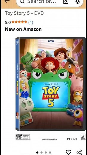 Toy Story 5 DVD