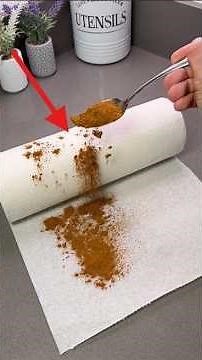 Spoon Cinnamon Onto A Paper Towel… What Happens Is Amazing 😳