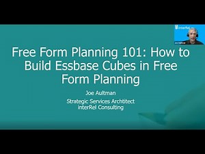 Free Form Planning 101: How to Build Essbase Cubes in Free Form Planning