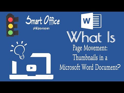 What Is Page Movement: Thumbnails in a Microsoft Word Document?