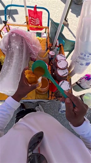 Runner vs Mexican street food vendor (Snow cones) #runner