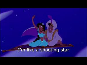 Disney Cartoon Music A Whole New World Lyrics Aladdin 1
