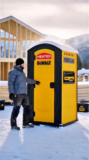 Heated porta potty | Scott James Chittenden