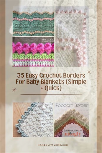35 Easy Crochet Borders For Baby Blankets Simple + Quick