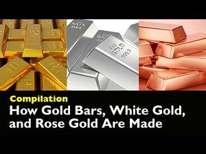 GOLDEN TRIO: How Are Gold, White Gold, and Rose Gold Actually Made? | Compilation