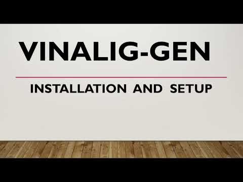VinaLigGen installation and setup