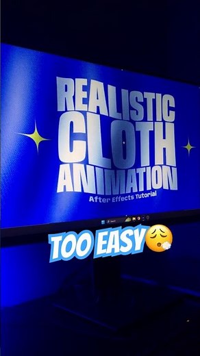 You won’t believe how easy it is to create a pretty realistic cloth animation in After Effects