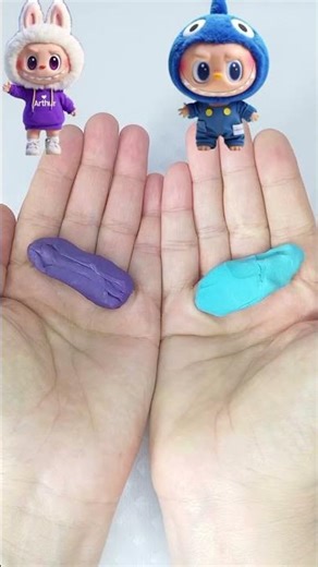 Purple + Light Blue Color Mix 💜💙 | So Relaxing & Dreamy!#colormix #colorblend #satisfying