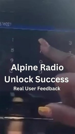 Alpine Radio Unlock Success 🔓 Real Customer Feedback #shorts