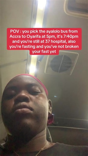 Stranded in Accra's Traffic: A Fasting Commuter's Tale